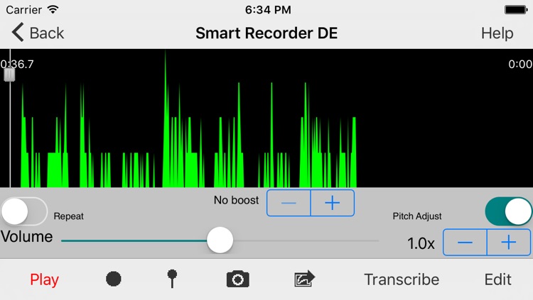 Smart Recorder DE Classic - The transcriber and voice recording app screenshot-4
