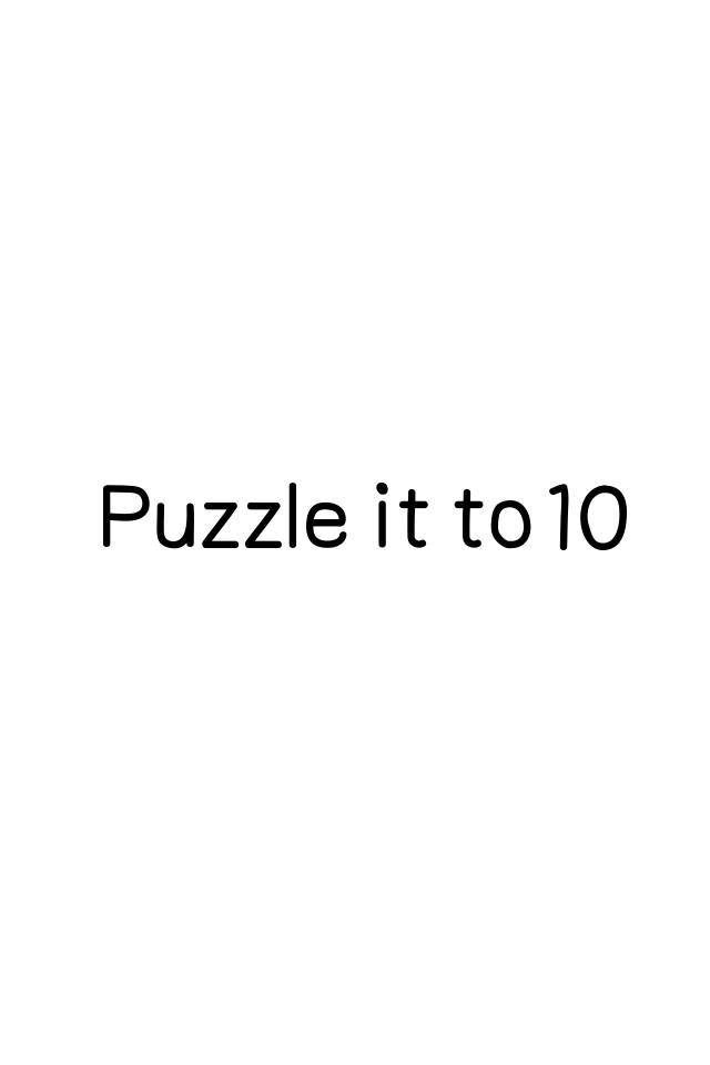 Puzzle it to 10