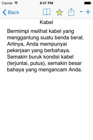 Tafsir Mimpi Bahasa Indonesia screenshot 3