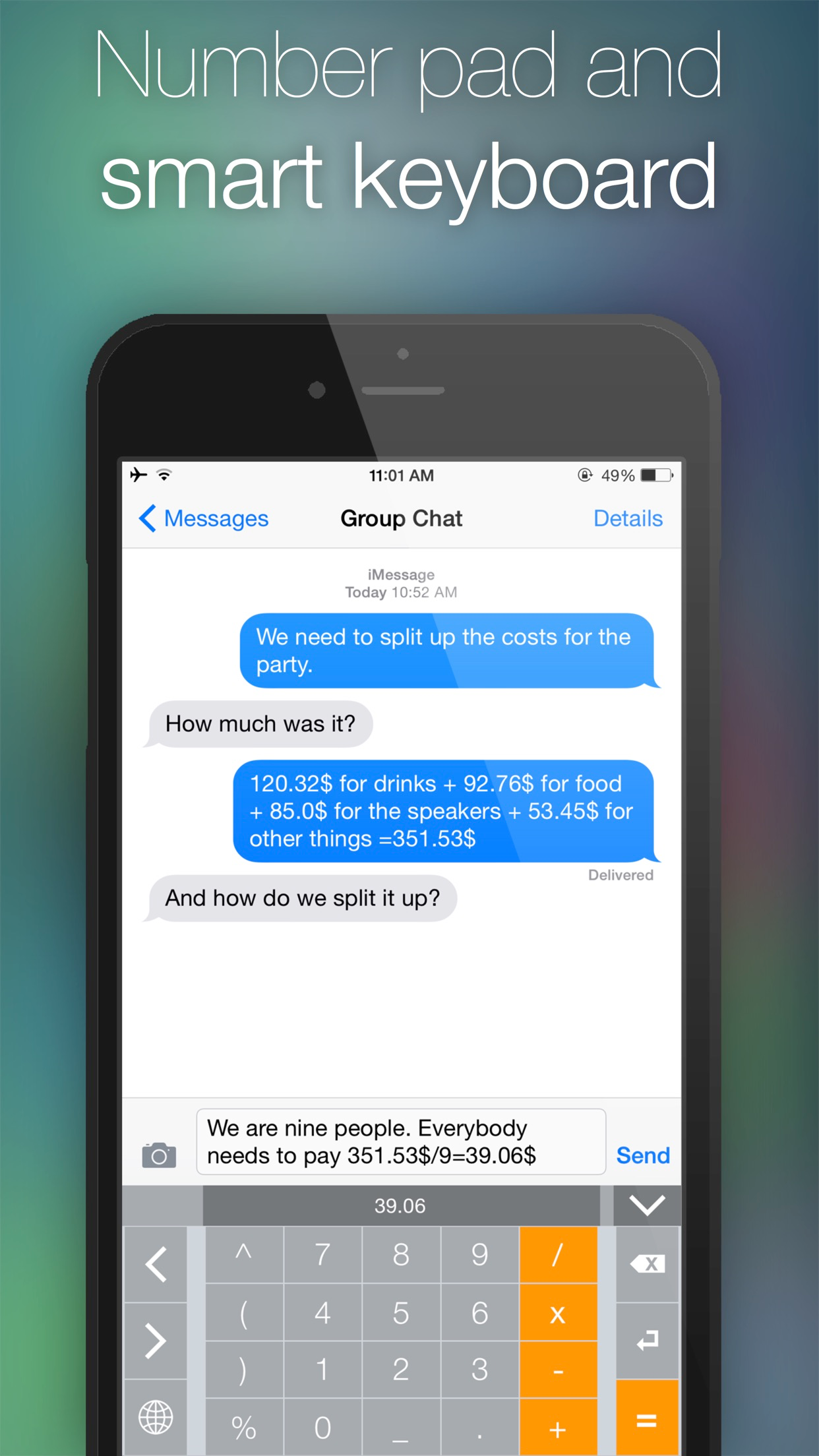 Number Pad - Smart Keyboard