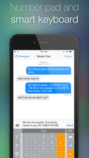 number pad - smart keyboard iphone screenshot 1