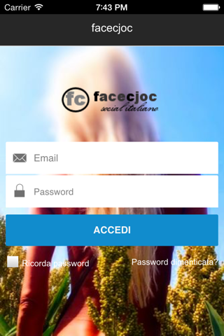 Facecjoc - Social network Italiano dei dialetti screenshot 3