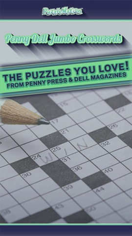 Penny Dell Jumbo Crosswords – Crossword Puzzles for Everyone!のおすすめ画像1