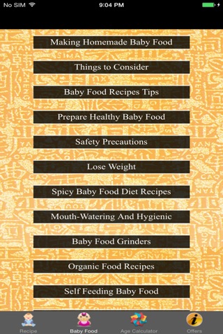 Baby Food Recipes - Pure and Simple screenshot 2
