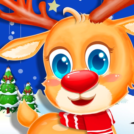 Santa's Reindeer Dress Up Salon icon