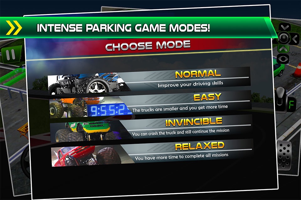 Monster Truck Parking Simulator - 3D Car Bus Driving & Racing Games screenshot 3