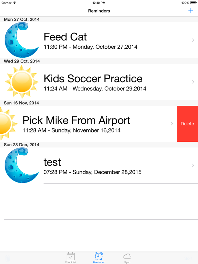 ‎Checklist - Super Fast Reminders, To-Do Lists & Tasks Screenshot