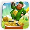 St. Patrick's Day Leprechaun Leaping Over Prize Gold Game PRO