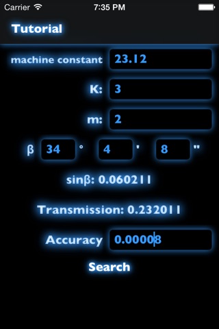 Gear Calculator screenshot 2