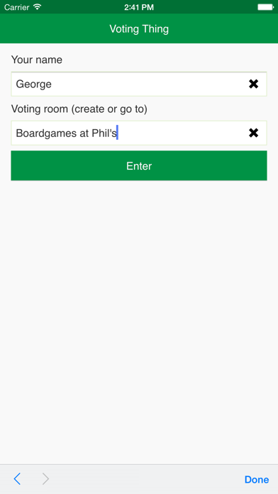 Screenshot #1 pour Voting Thing