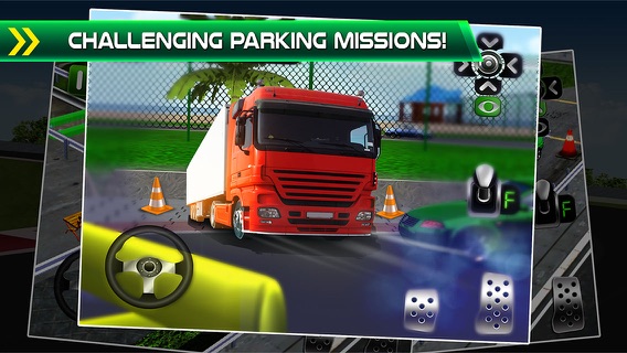 3D Truck Car Parking Simulator - School Bus Driving Test Games!のおすすめ画像2