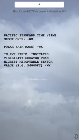 NOTAM Decoder screenshot 1