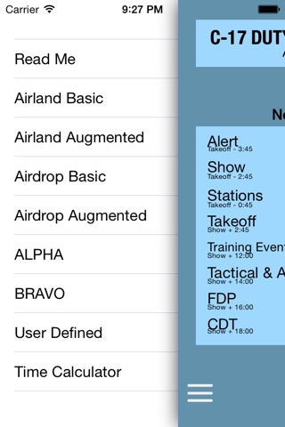 C-17 Duty Day Calc screenshot 3