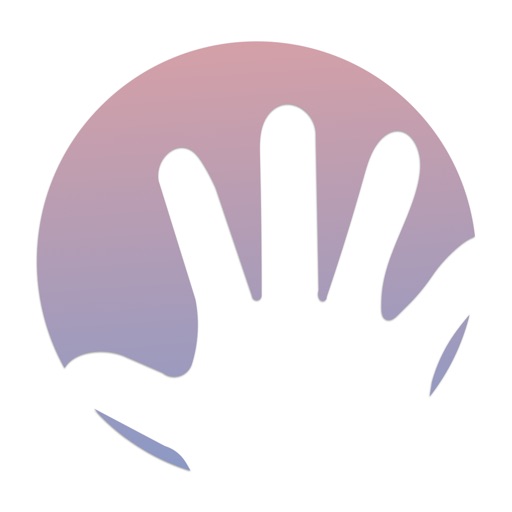 Hand fitness icon