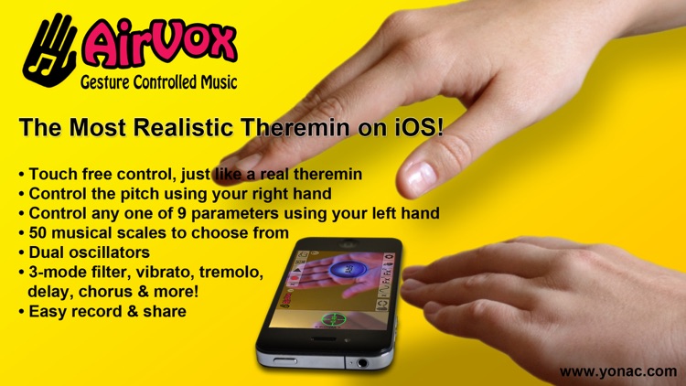 AirVox - Gesture Controlled Music