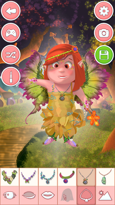 Screenshot #1 pour Jeux de Habillage Fée - Jeux de Fille Maquillage