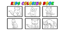 Game screenshot Free Kids Coloring Book - Sketch Cute Cat Learning for Fun apk