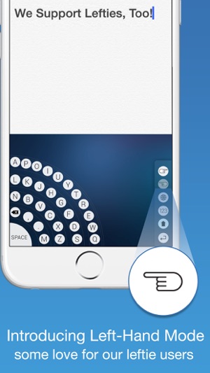 Handy - The One-Hand Keyboard for iPhone 6 and 6 Plus Quick (圖3)-速報App