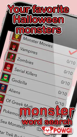 Game screenshot Monster Word Search by POWGI apk