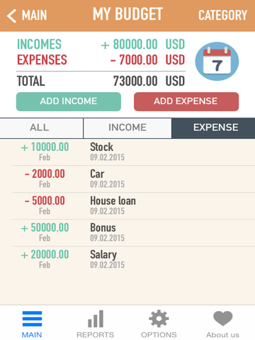 Screenshot #4 pour Expenses and income management premium tracker lite