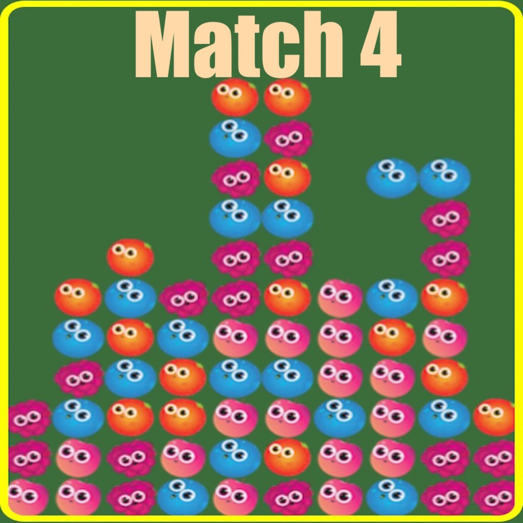 Match Four-Fruits Connecting Game icon