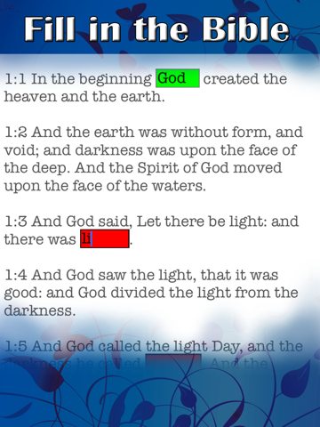 Screenshot #5 pour Fill in the Blank Bible Verses - The Fourth Book of Moses Called Numbers