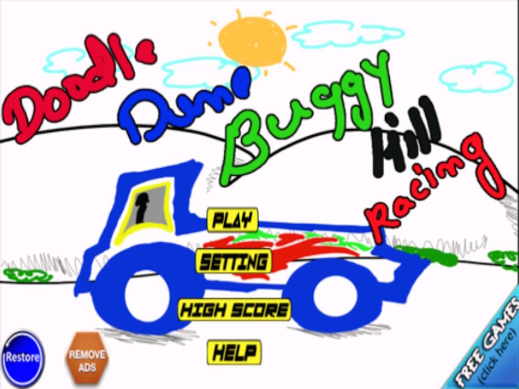 ` Doodle Dune Buggy Hill Race-r - The World Silent Team Dirt Devil Army Rider ATV 2 Free screenshot 6