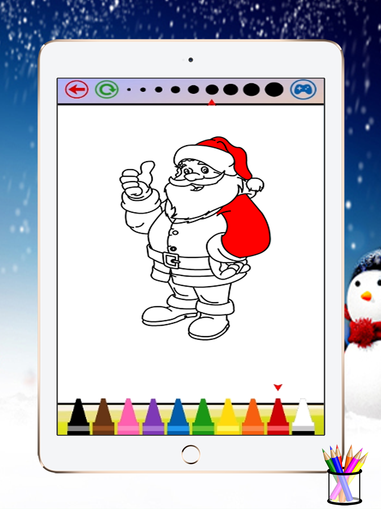 Coloring Book Santa Claus - Merry Christmas screenshot 5