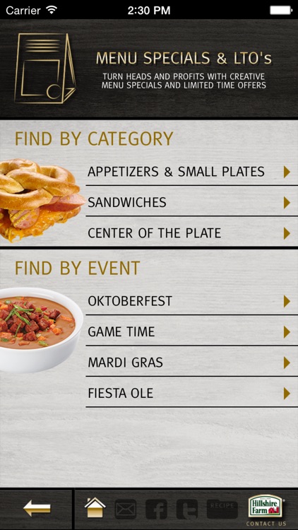 Hillshire Farm® American & Ethnic Sausage Menu Guide