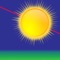 Solar Exposure Lite shows the seasonal path of the sun in the camera view of the app