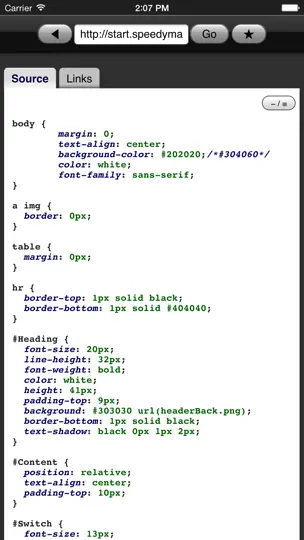 Скриншот Source Viewer Lite на iPhone 2