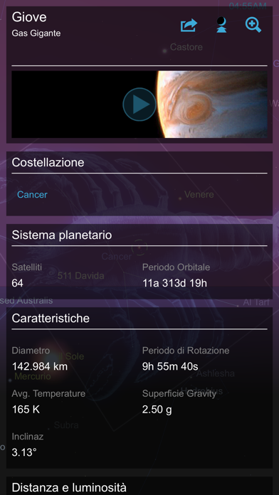 Mappa Stellare iPhone screenshot 5