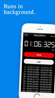 beepwatch pro - beeping circuit training interval stopwatch iphone screenshot 2