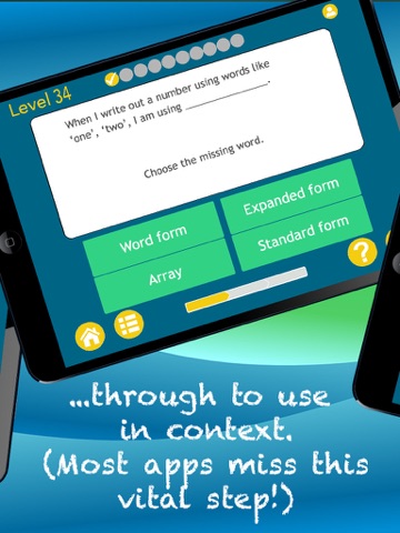 Screenshot #6 pour Math Vocab 2 - Fun Learning Game for Improved Math Comprehension