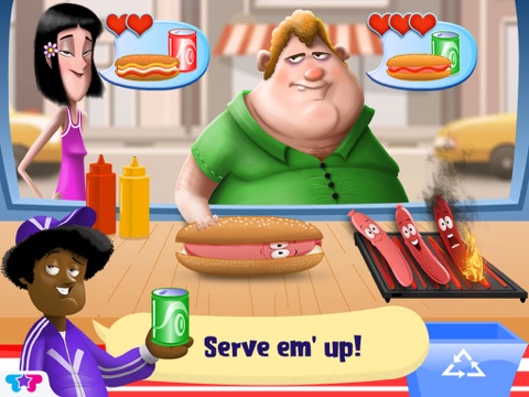 Screenshot #6 pour Hot Dog Truck : Lunch Time Rush! Cook, Serve, Eat & Play