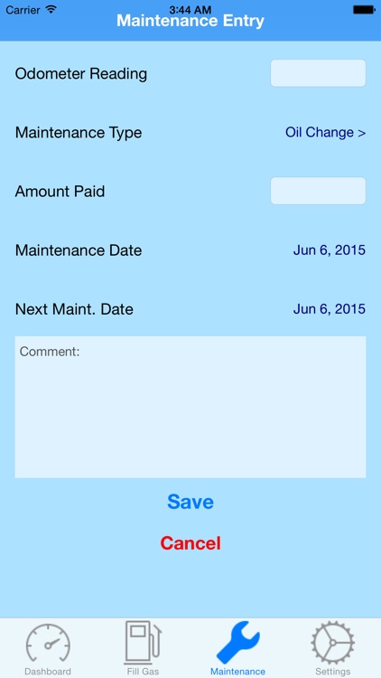 Car Express - Track your car expenses