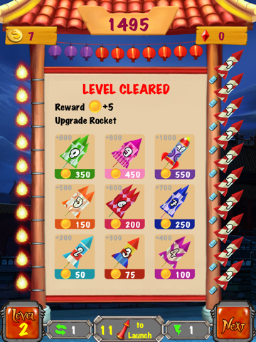 Rocket Frenzy Free iPad screenshot