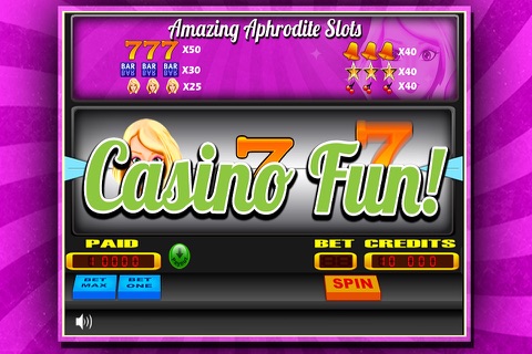 Alluring Aphrodite Surf Slots - Spin Your Lucky Greek Wheel, Feel Joy and Win Big Prizes Free Game screenshot 4