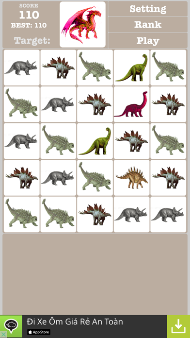 Screenshot #1 pour 2048 Jurassic Dinosaur World Game
