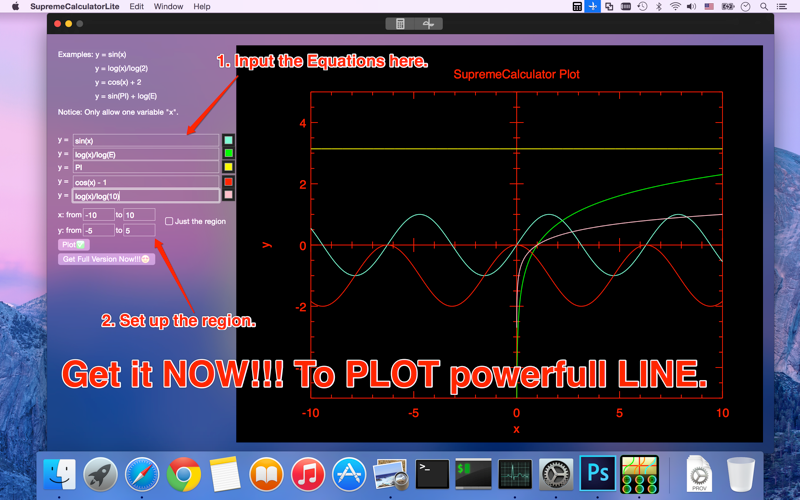 SupremeCalculatorLite - Powerful Calculator with plot the mathematical function curve. thumbnail 2
