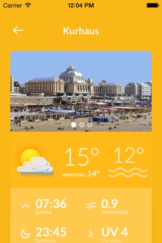 Beach app – information about water sports and safety for Scheveningen, Kijkduin, Veere & Schouwen-Duiveland screenshot 2