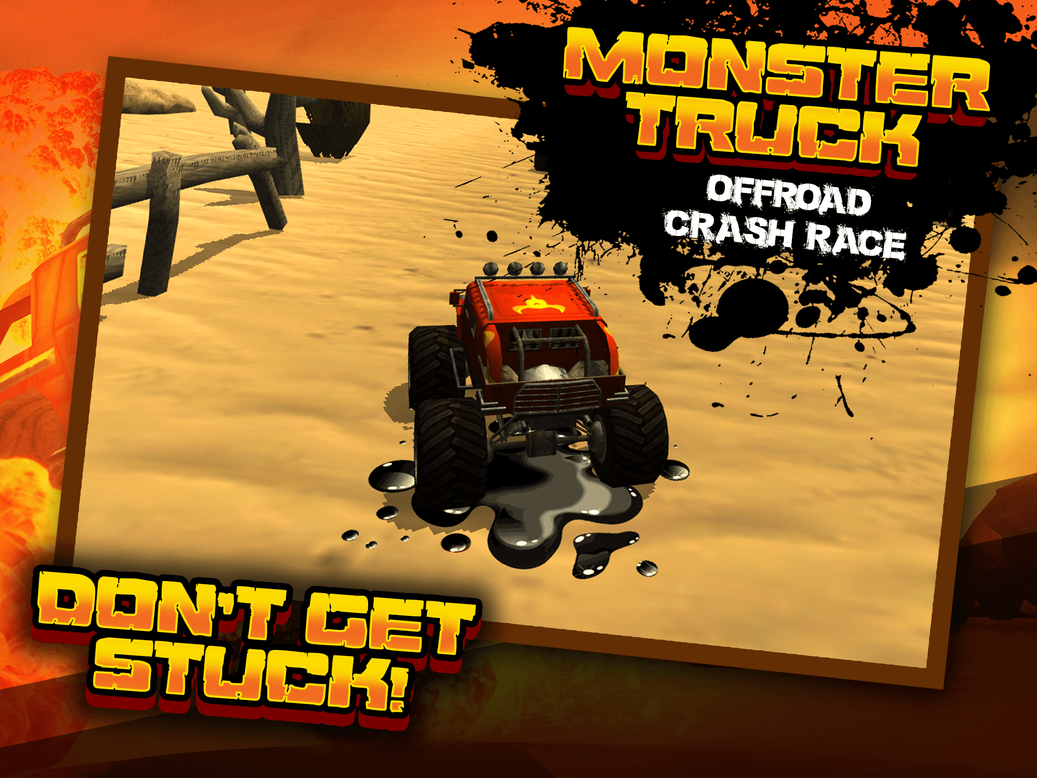 Monster Truck 3D ATV OffRoad Driving Crash Racing Sim Game screenshot 9