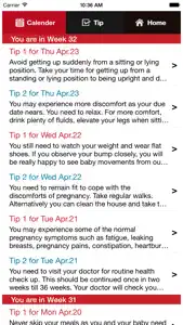 Healthy Pregnancy Care Tips screenshot #3 for iPhone