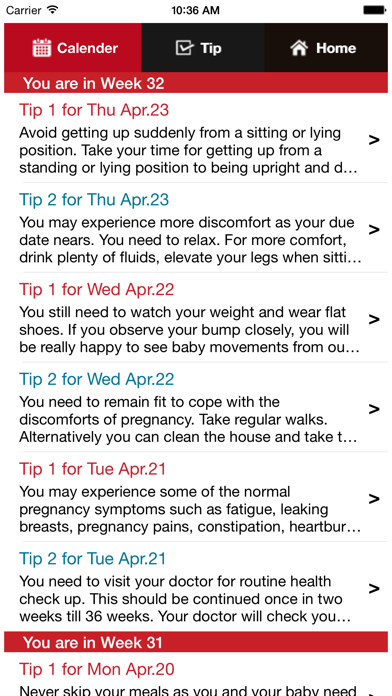 Screenshot #3 pour Healthy Pregnancy Care Tips