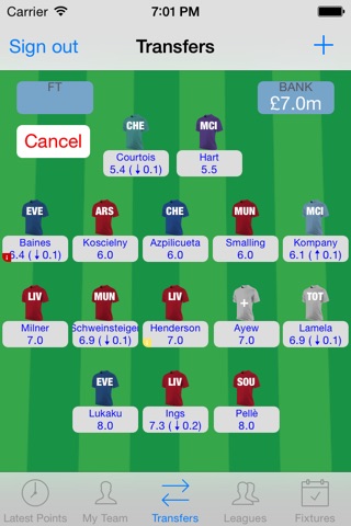 IFantasyFootball 15/16 screenshot 2