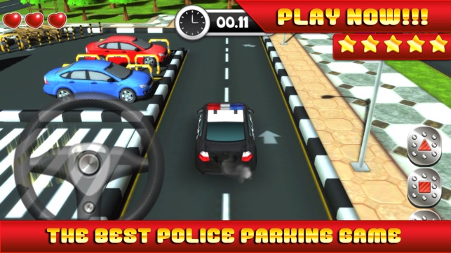 Action Police Car Parking Simulator 3D - Real Test Driving G(圖1)-速報App