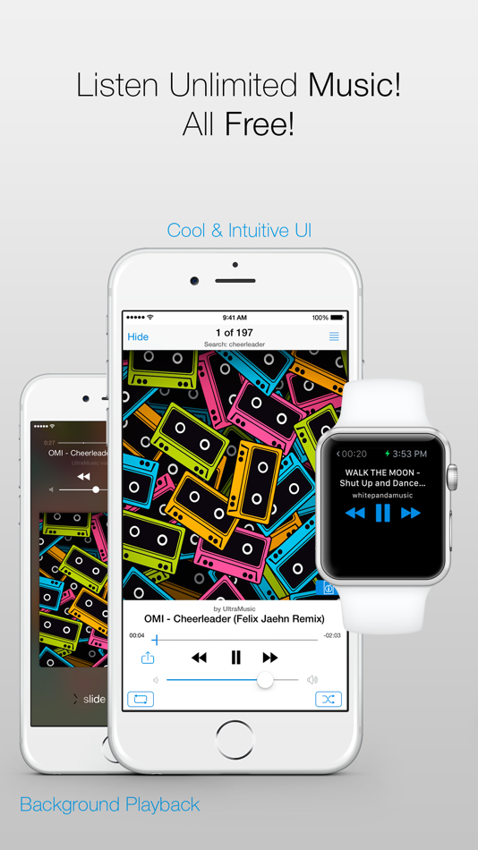 Free Music Streamer - MP3 Media Player & Audio Playlist Manager - 1.1 - (iOS)