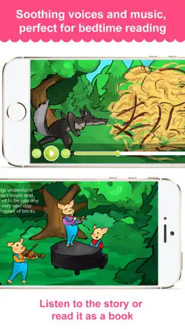 Game screenshot The Three Little Pigs - Narrated classic fairy tales and stories for children apk