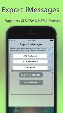 Game screenshot Export Messages - Save Print Backup Recover Text SMS iMessages mod apk