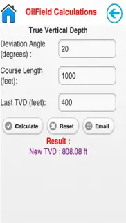 oilfield handycalc lite iphone screenshot 2